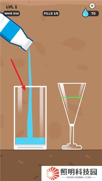 倒水大師小游戲