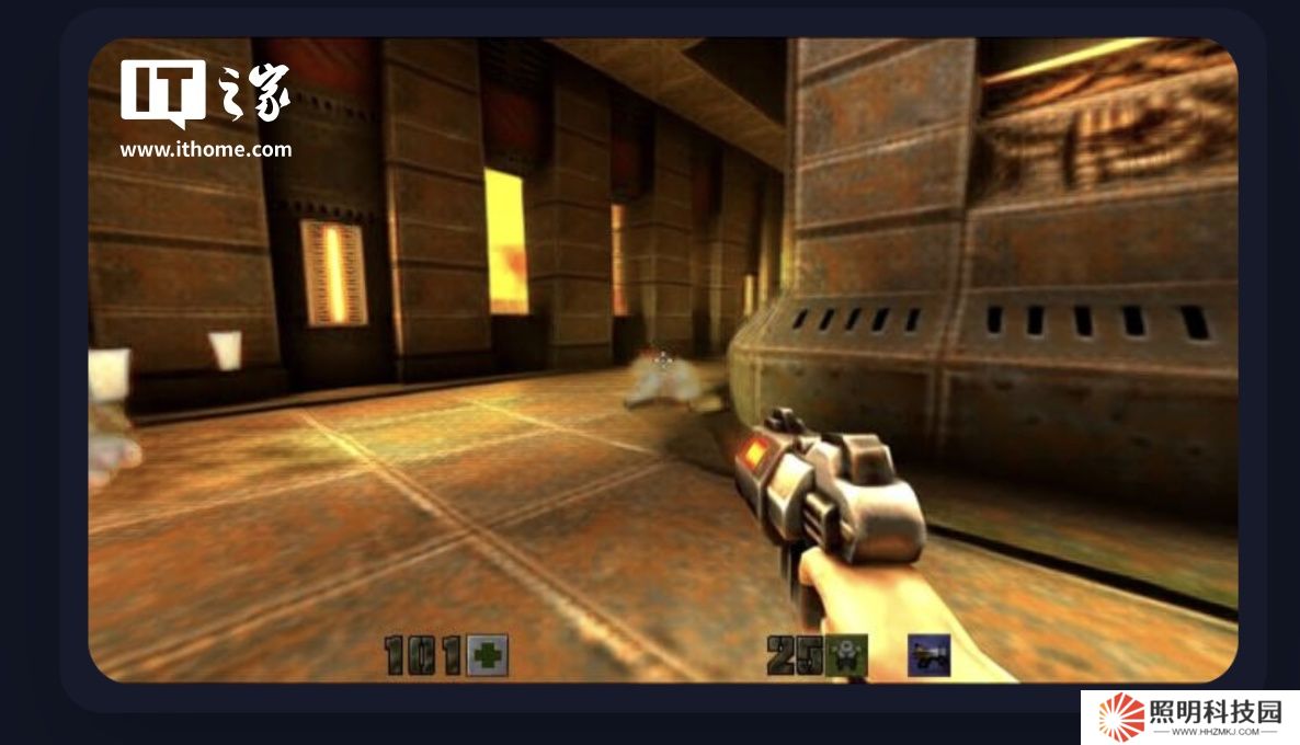 微軟公布基于 Muse AI 生成的《Quake II》游戲技術演示 DEMO：分辨率提至 300 x 180