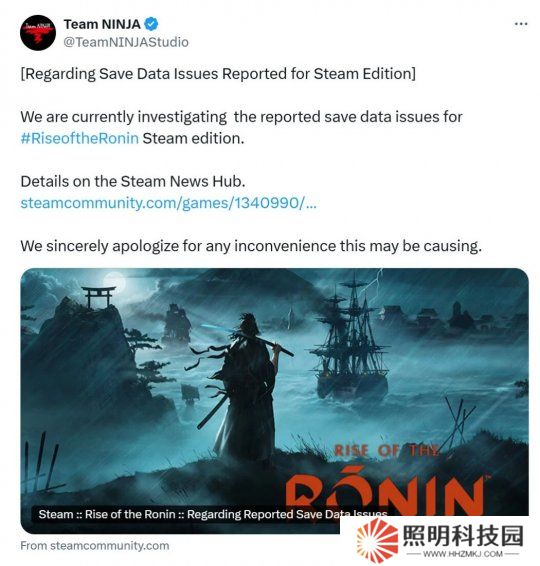 《浪人崛起》Steam版丟存檔 忍者組確認正在調查中